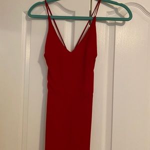 Red jumpsuit